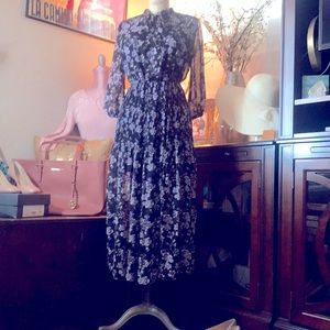 NWT NY&C Long Floral Dress ⭐️HP Petites Party 9/29⭐️